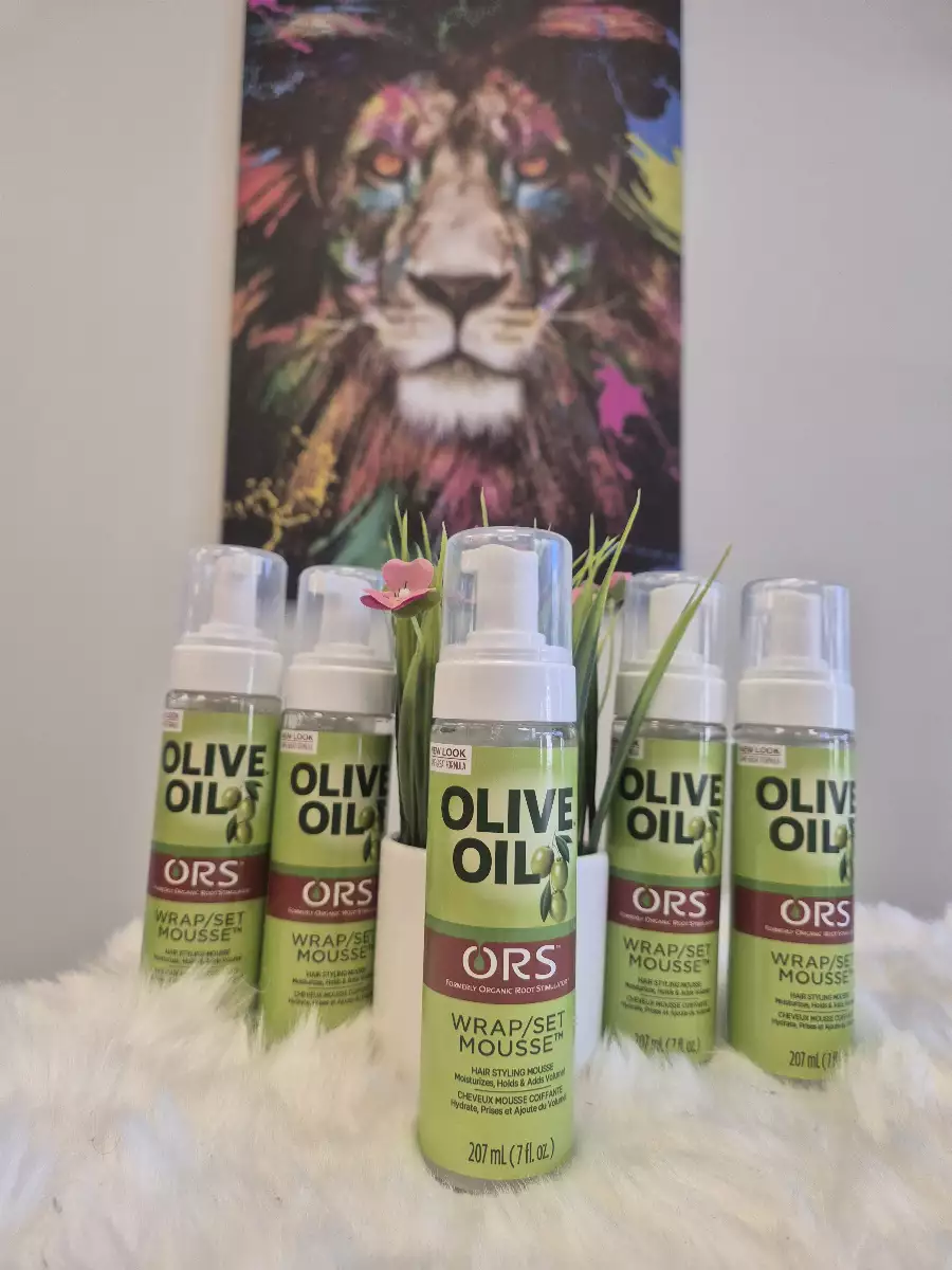 Mousse cheveux olive oil